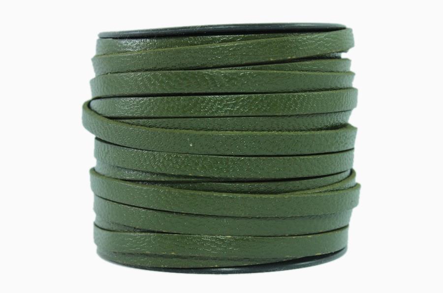 Keçi Derisi Asker Yeşili 5mm-1014