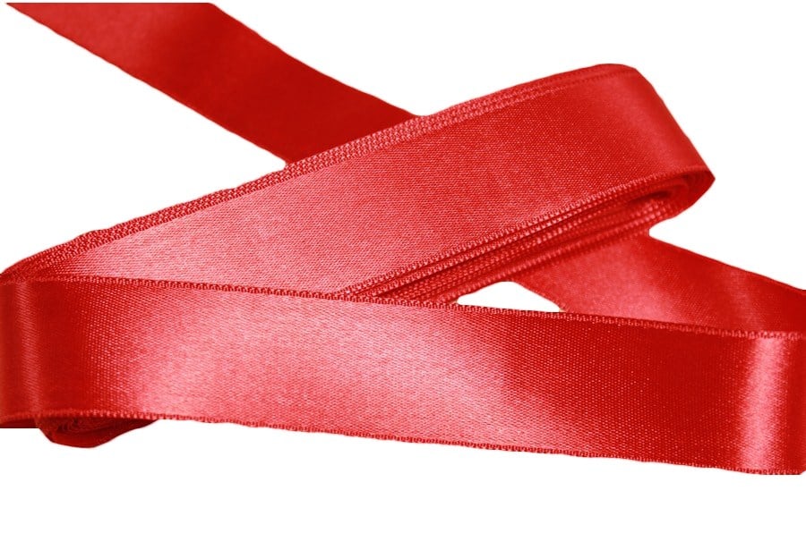 Kırmızı Saten Kurdele 02