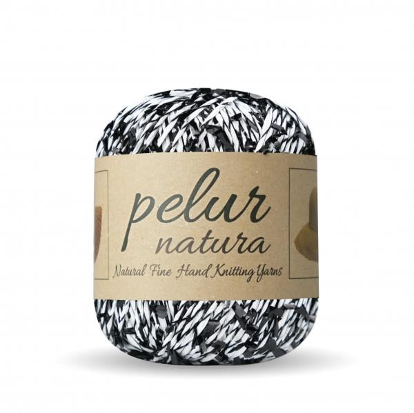 Konfeti Kağıt İp Beyaz Siyah