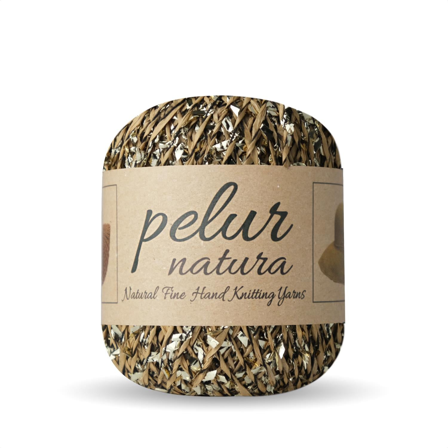 Konfeti Kağıt İp Natural Sarı