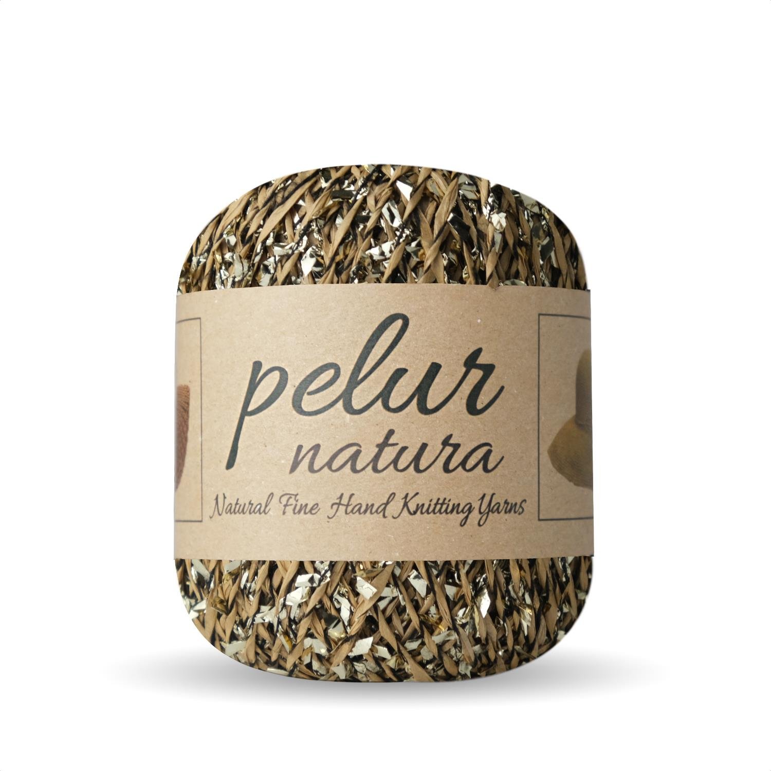 Konfeti Kağıt İp Natural Sarı