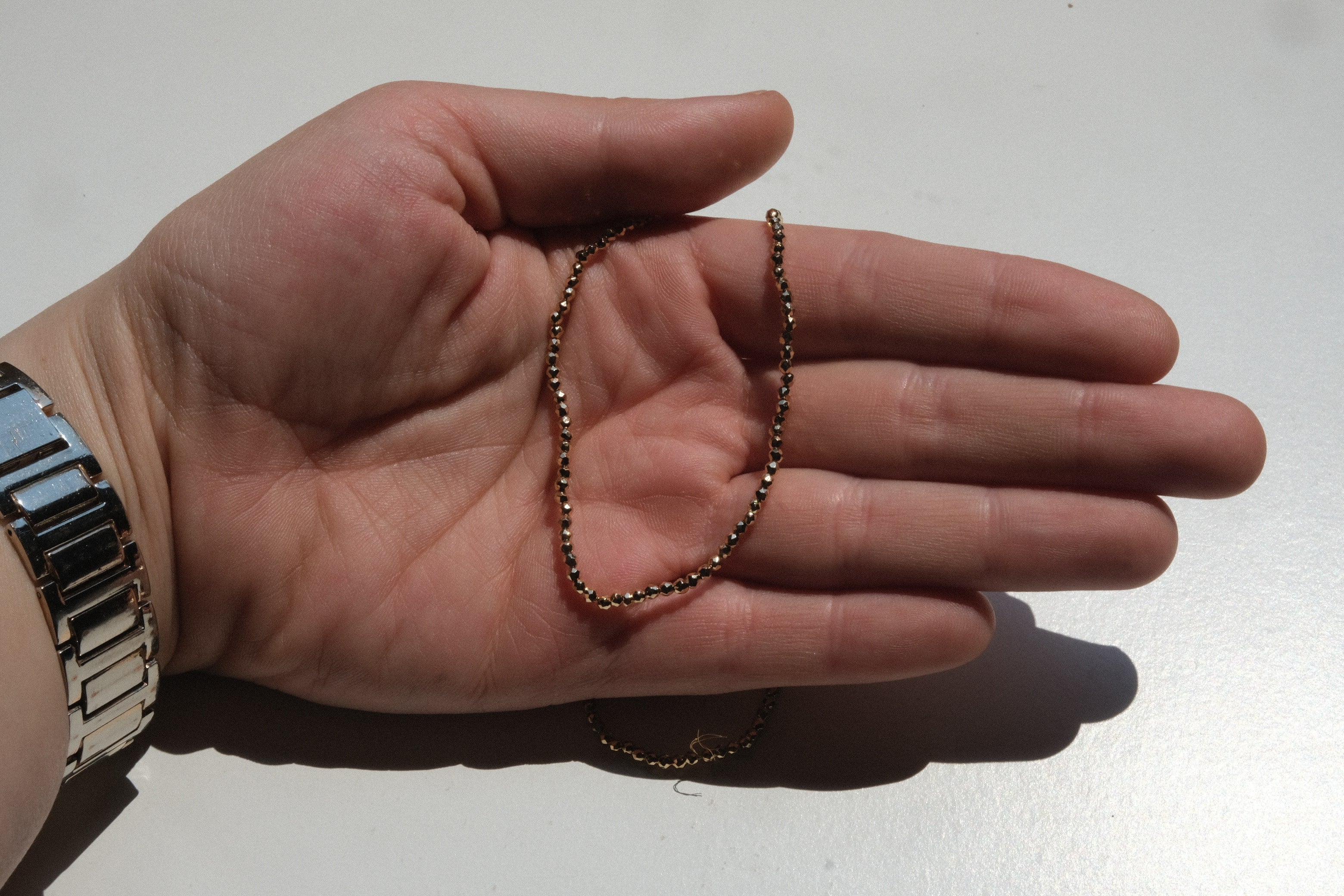 Koyu Altın Renk 0.8 mm Kristal Boncuk Mikro Kesim Takı Yapım Malzemesi
