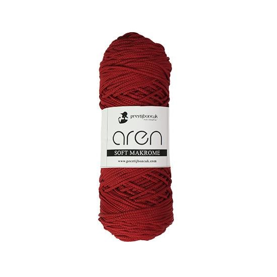 Koyu Kırmızı Polyester Makrome İpi 