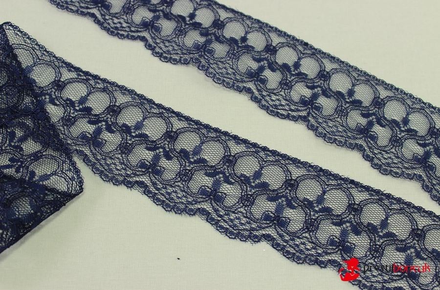 Lacivert Naylon Dantel 02