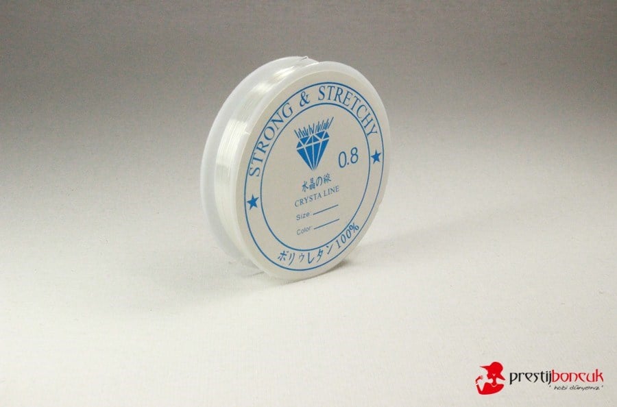 Lastikli Misina 0.8 mm