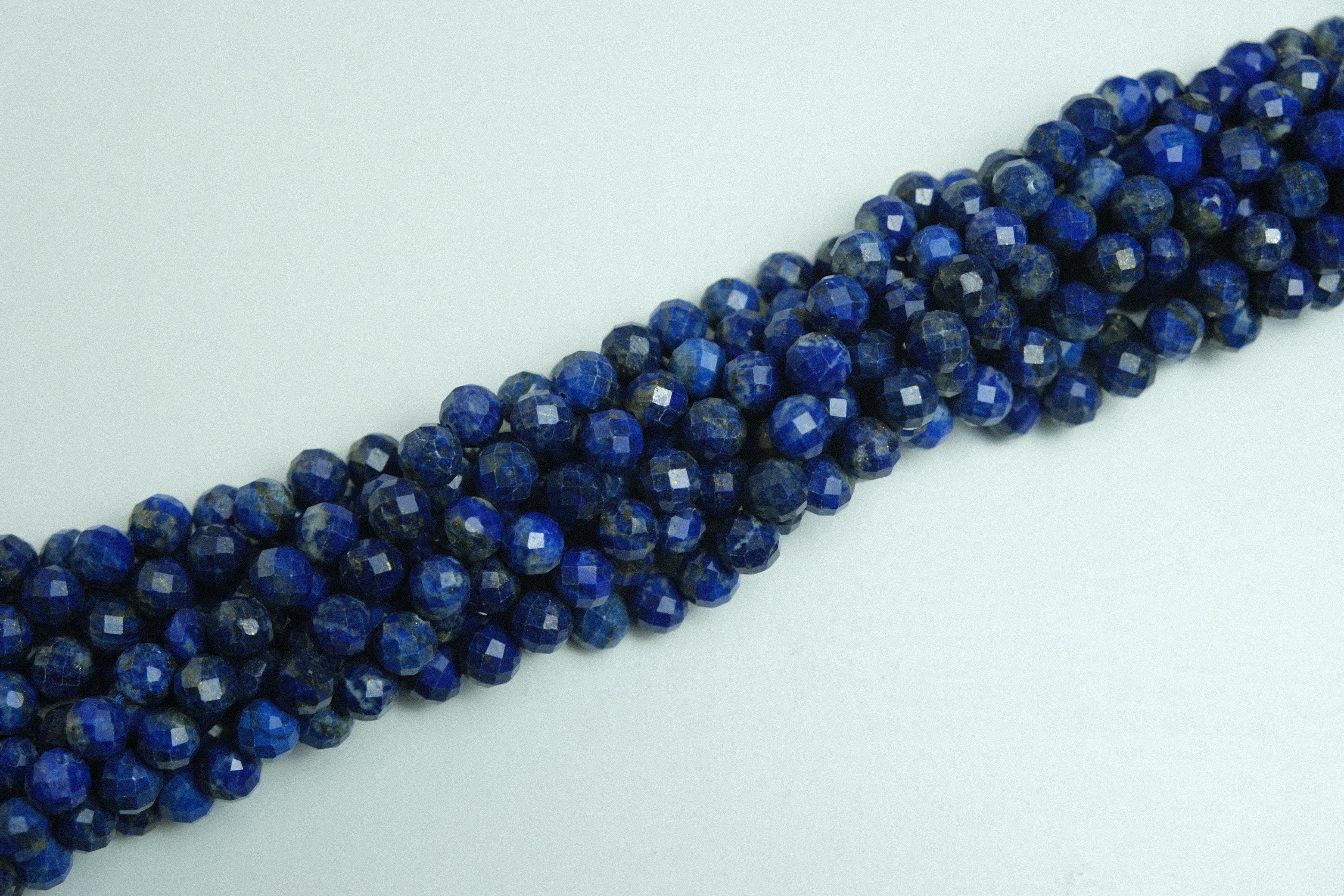 Mavi Lapis Doğaltaş Fasetli 8 mm