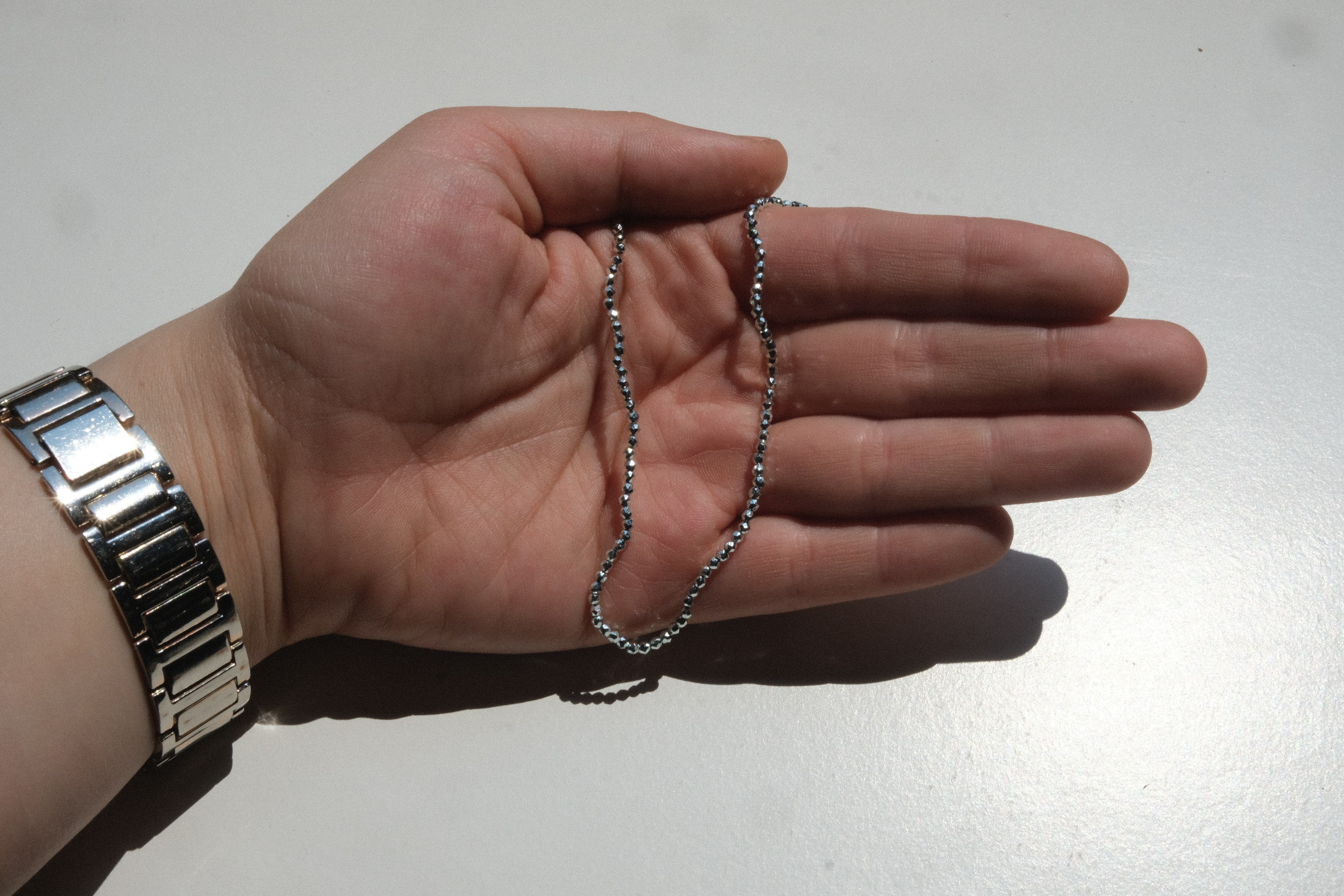 Mavi Renk 0.8 mm Kristal Boncuk Mikro Kesim Takı Yapım Malzemesi