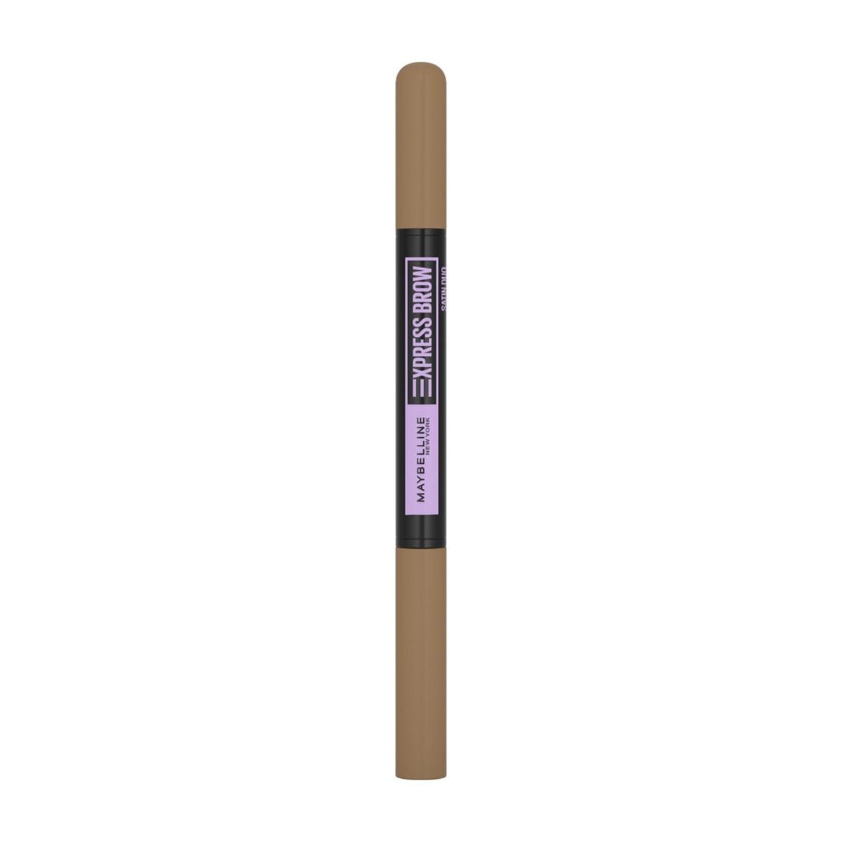 Maybelline New York Express Brow Satin Duo Çift Taraflı Kaş Kalemi 01 Dark Blonde