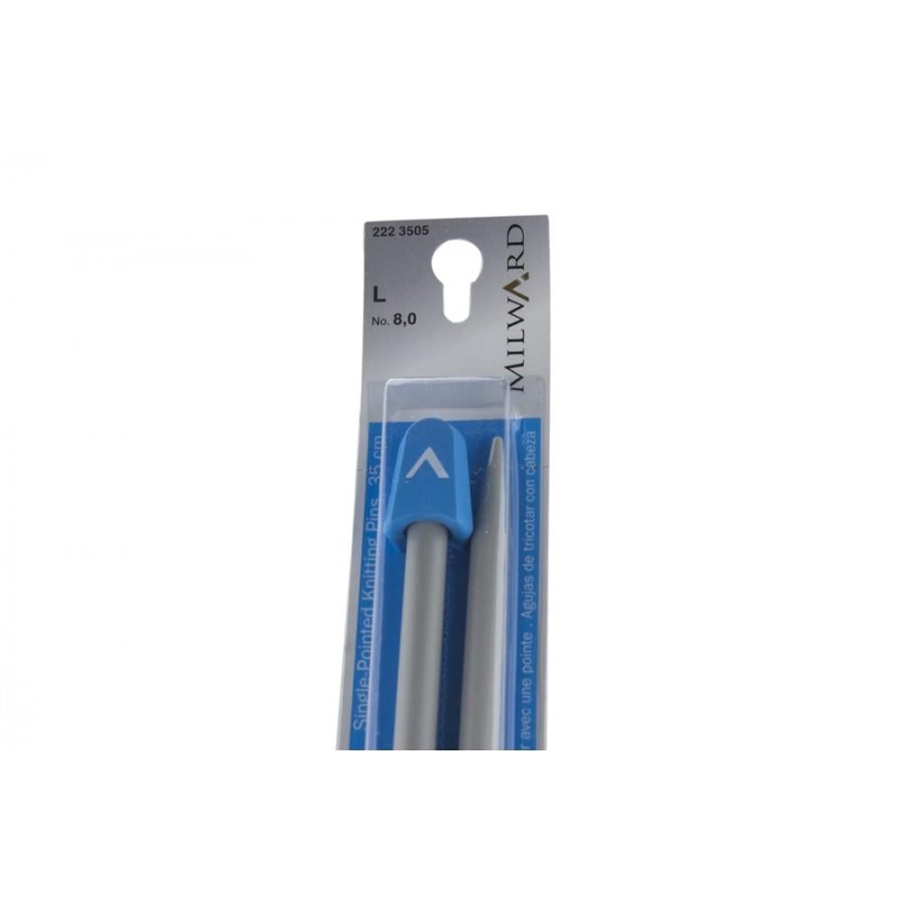 Milward 35 cm 8 mm Plastik El Örgü Şişi
