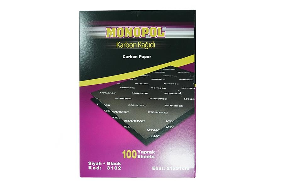 Monopol A4 Karbon Kağıdı 5'li Siyah