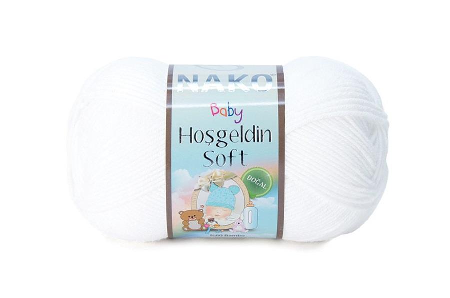 Nako Hoşgeldin Soft Beyaz-208