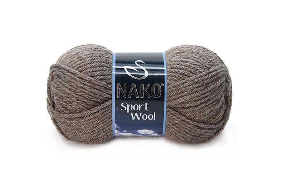 Nako Sport Wool Koyu Vizon Melanj-5667