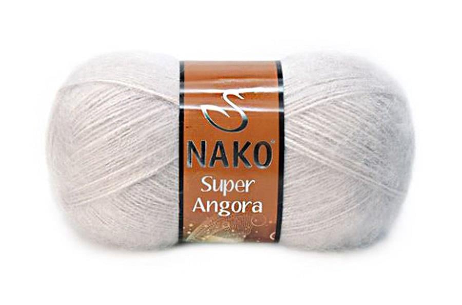 Nako Süper Angora Pembeli Gri-3079