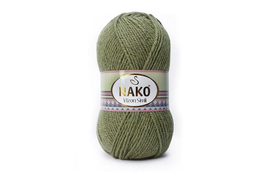 Nako Vizon Simli Asker Yeşil-268
