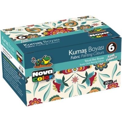 Nova Color Kumaş Boyası Şişe 6lı