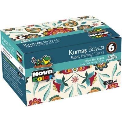 Nova Color Kumaş Boyası Şişe 6lı