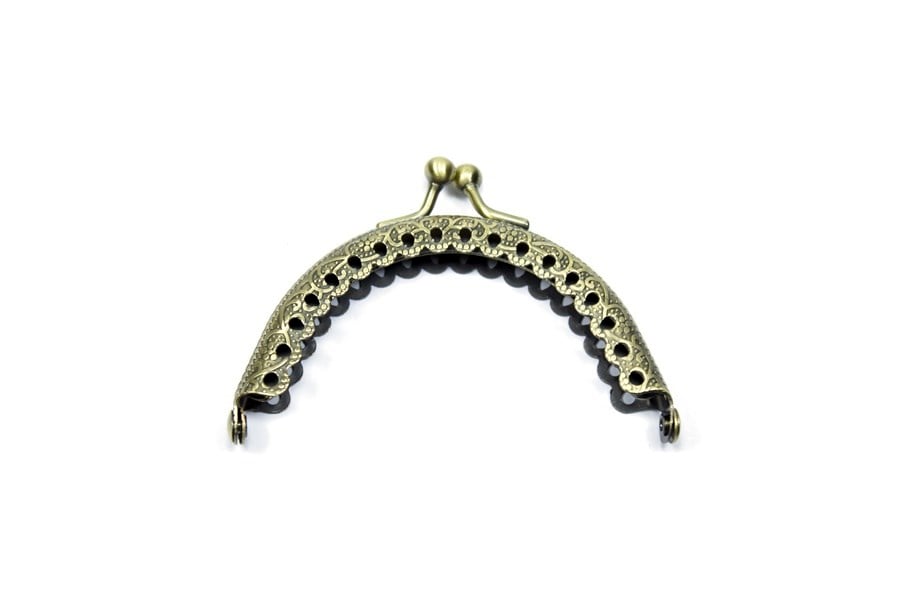 Oksit Sarı Oval Çanta ve Cüzdan Klipsi Küçük Boy 9 cm