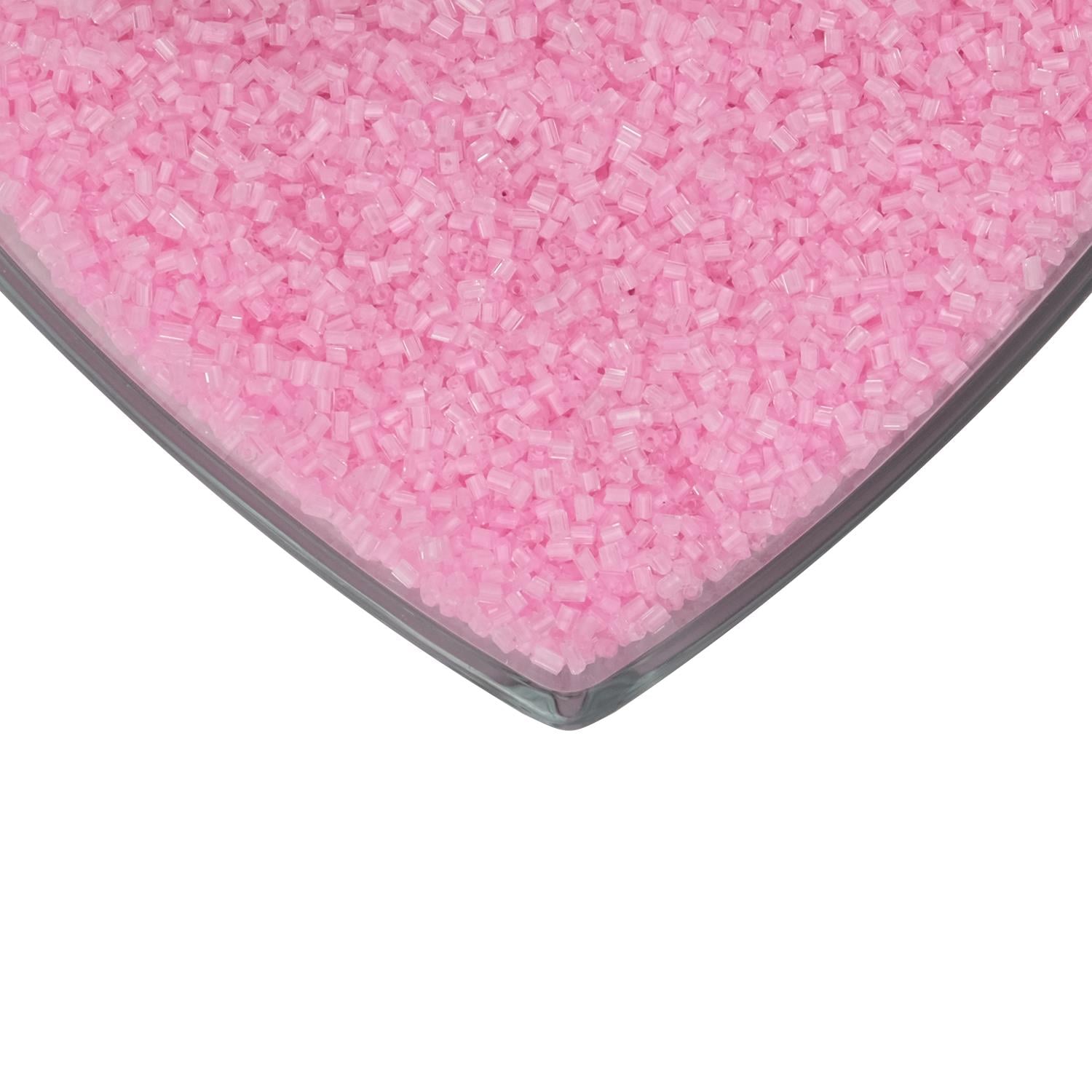 Pembe Kesme Kum Boncuk 3 mm