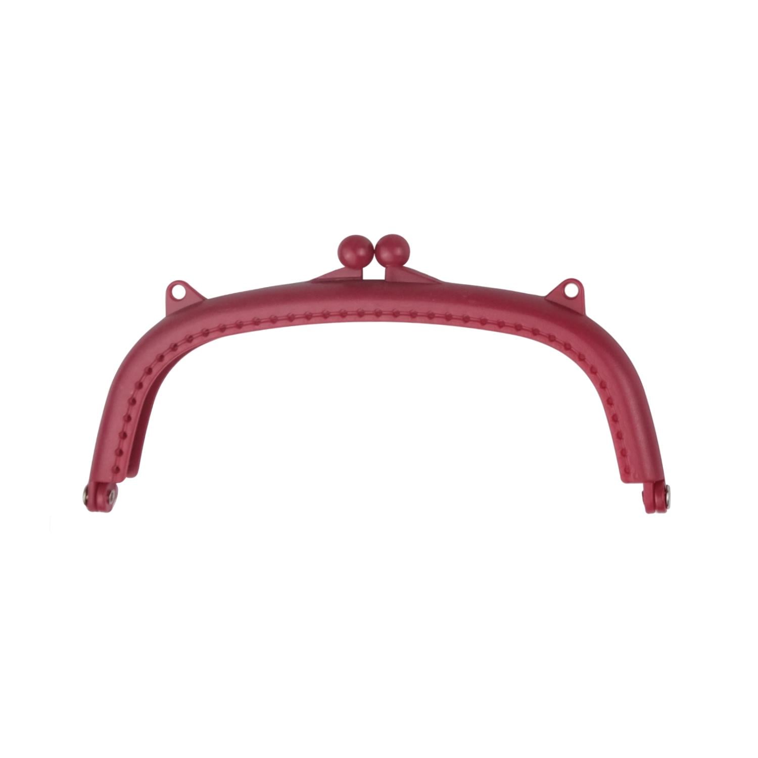 Plastik Çanta ve Cüzdan Klipsi 16 cm Bordo