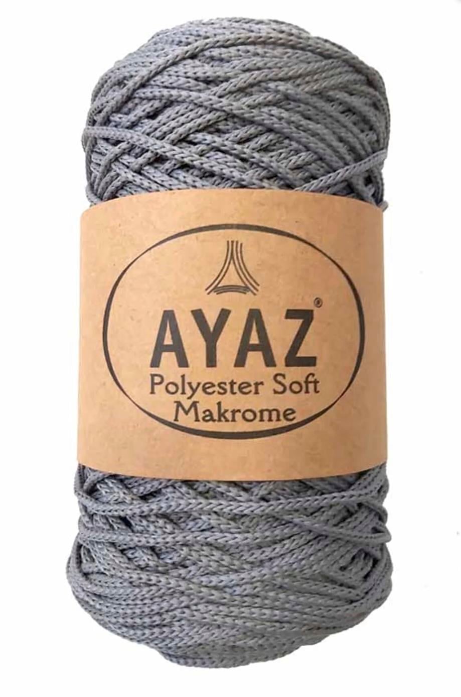 Polyester Soft Makrome İpi 1130 Gri