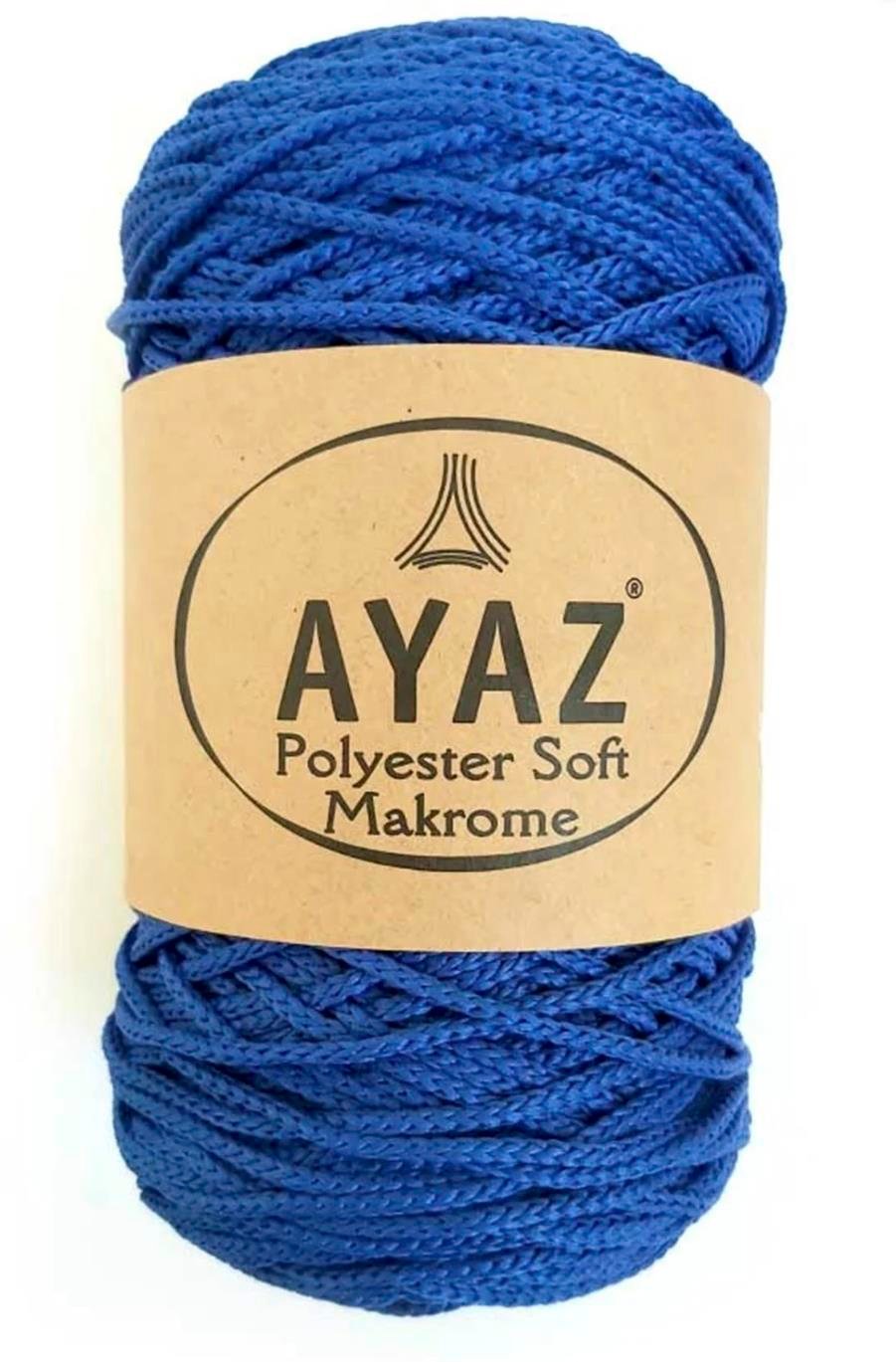 Polyester Soft Makrome İpi 1133 Saks Mavi 