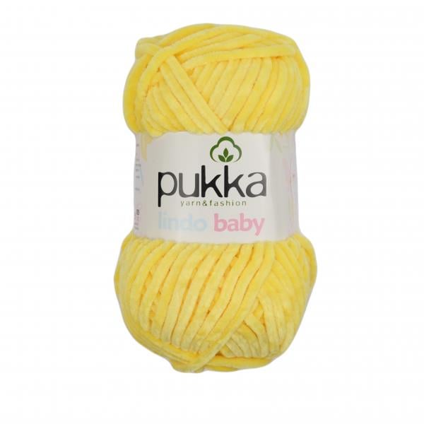 Pukka Lindo Baby Kadife İp Canlı Sarı 70909