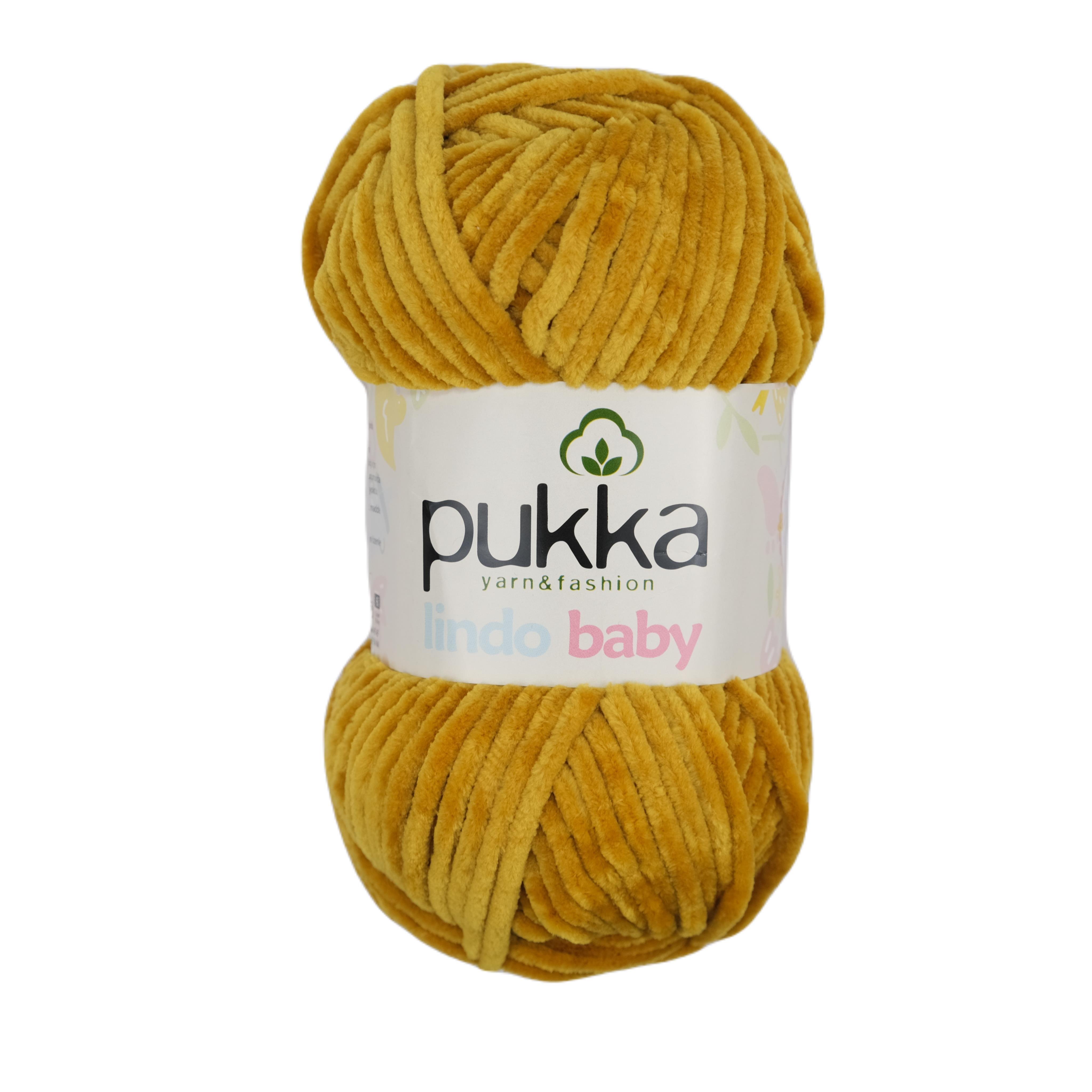 Pukka Lindo Baby Kadife İp Safran 70916