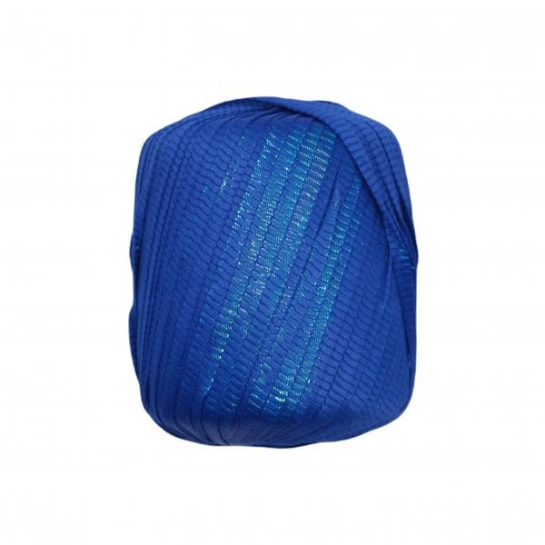 Ribbon Lurex Janjan Saks Mavi El Örgü İpi