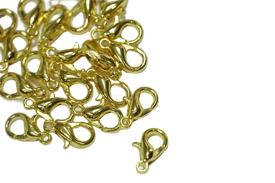 S501 10mm  Altın Rengi Papağan Klips 100 Adet