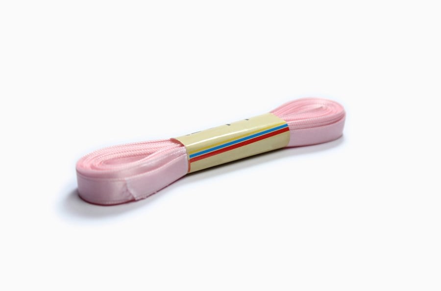 Saten Kurdele Açık Pembe 1 CM 