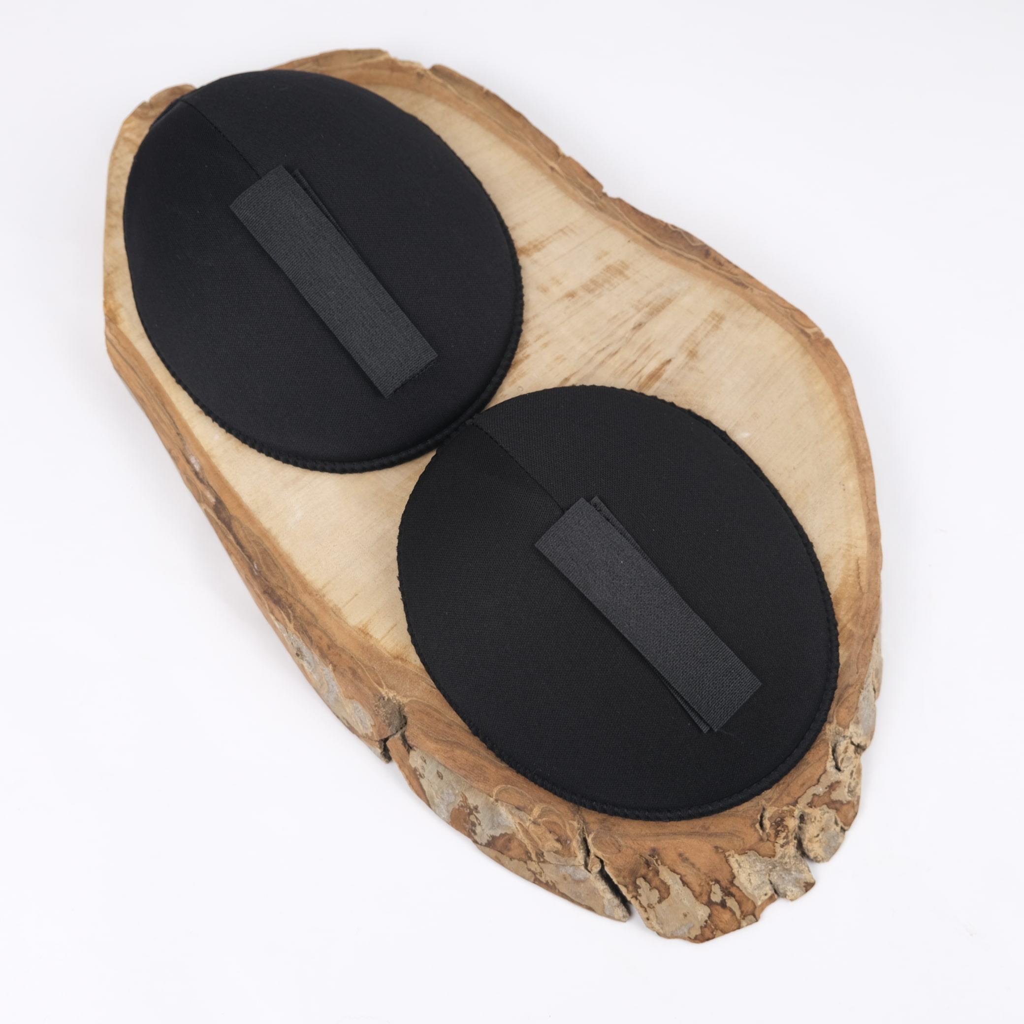 Siyah Omuz Vatkası - Cırt Bantlı, Polyester Gömlek ve Abiye Vatkası