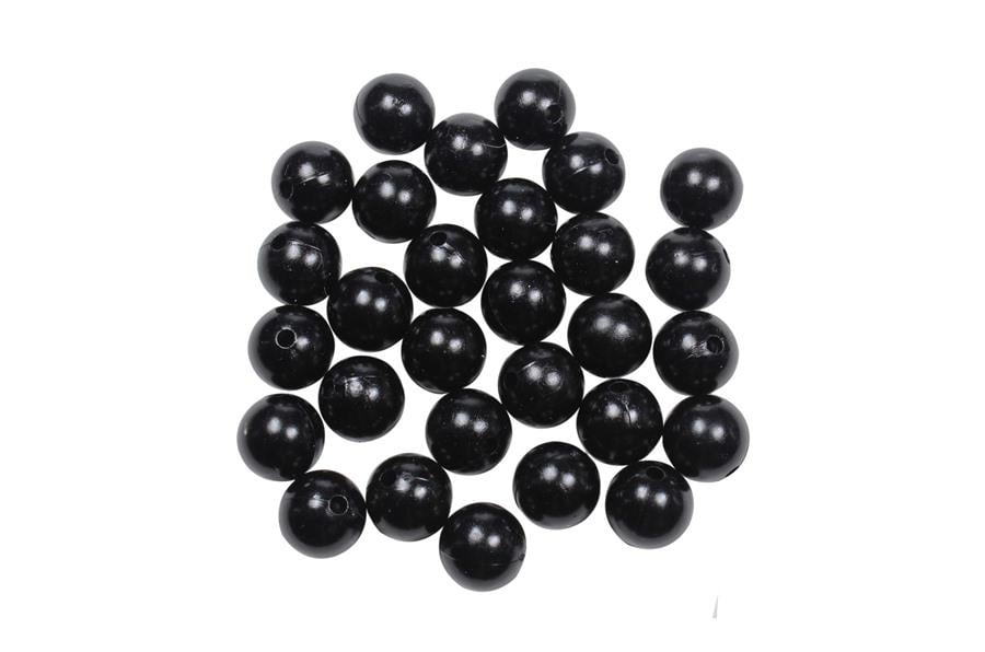 Siyah Plastik İnci 14 mm