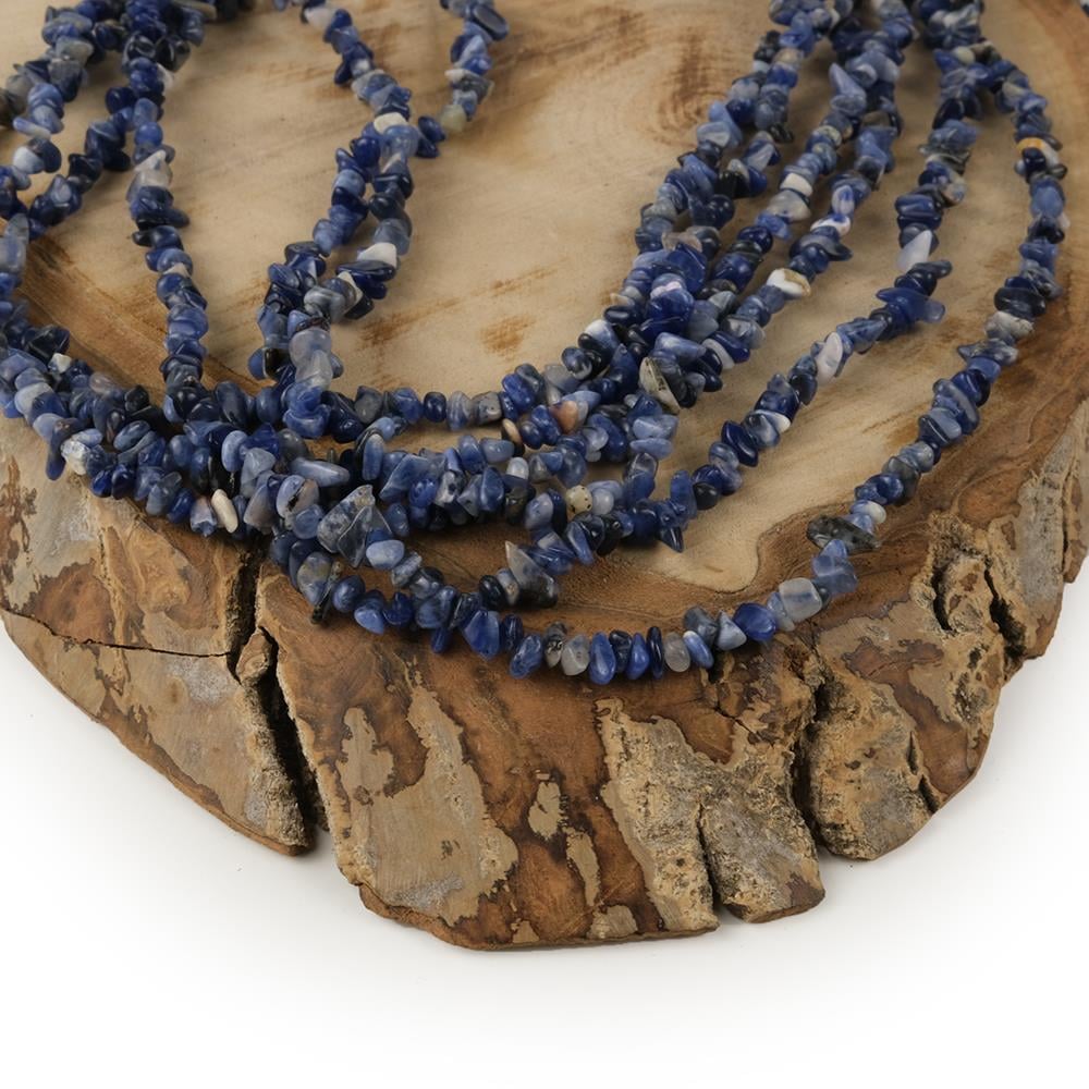 Sodalit Taşı Kırık Doğal Taş Dizisi