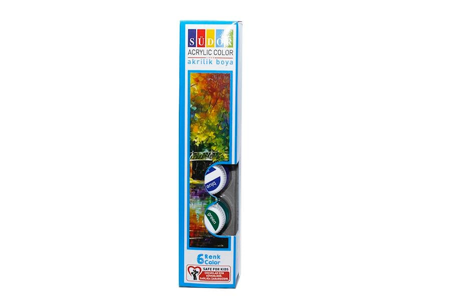 Südor Akrilik Boya 6'lı Plastik Şişe 15ml