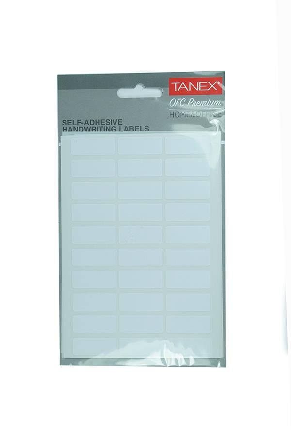 Tanex Etiket  Beyaz OFC-107