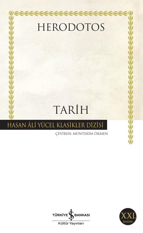 Tarih Herodotos Hasan Ali Yücel Klasikler Dizisi