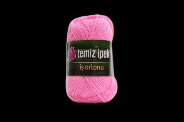 Temiz İpek İş Orlonu Etamin ve Kanaviçe İpi Pembe