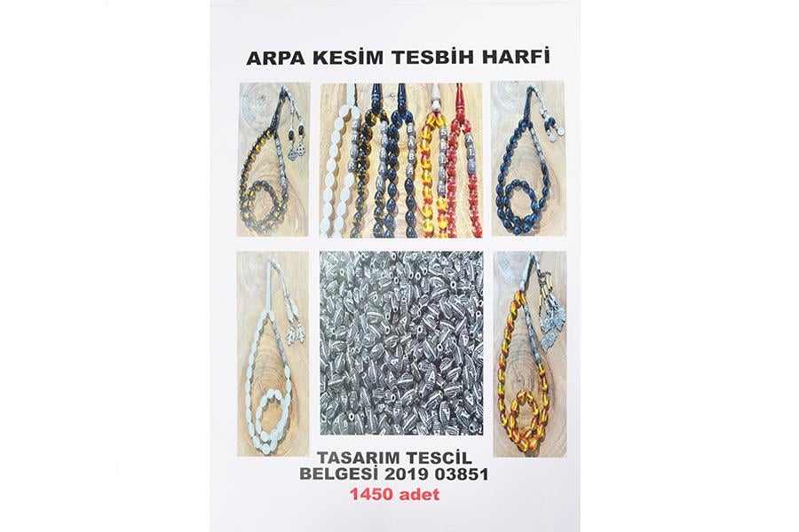 Tesbih Püskül Ucu Arpa Kesim Harf Set
