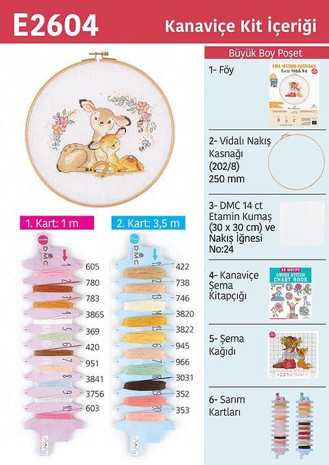 Tuva Kanaviçe Etamin Kiti E2604