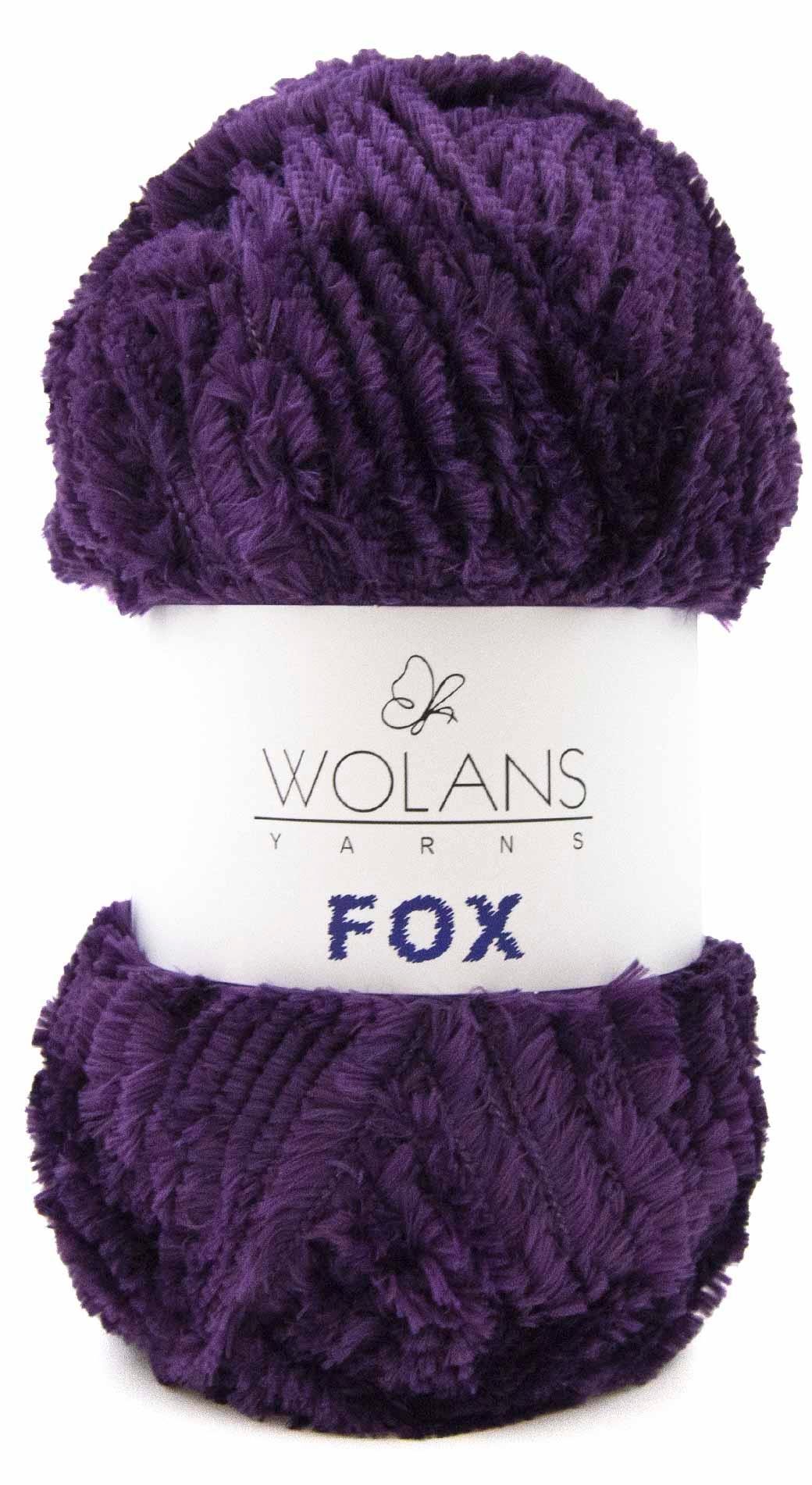 Wolans Fox El Örgü İpi Mor 16