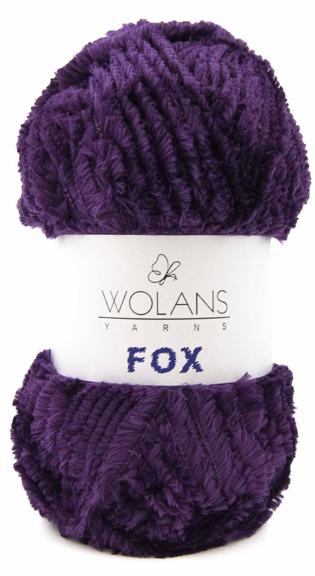 Wolans Fox El Örgü İpi Mor 16