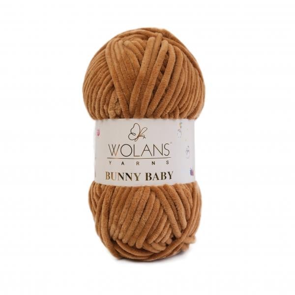 Wolans Kadife İp Bunny Baby Kahverengi 10019