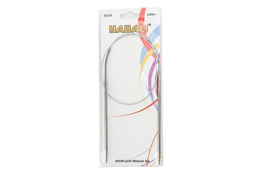 Yabalı 60 cm Çelik Misinalı Şiş 3,5 mm