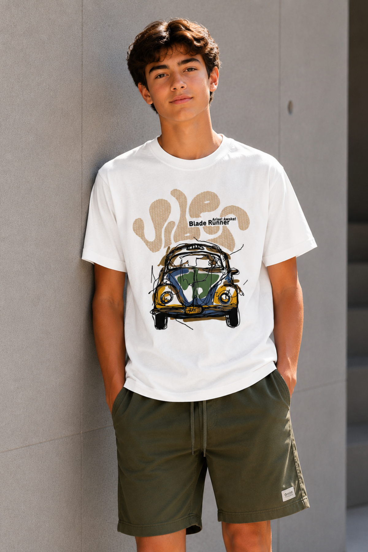 Blade Runner T-shirt - Ekru (13-16 yaş aralığı)