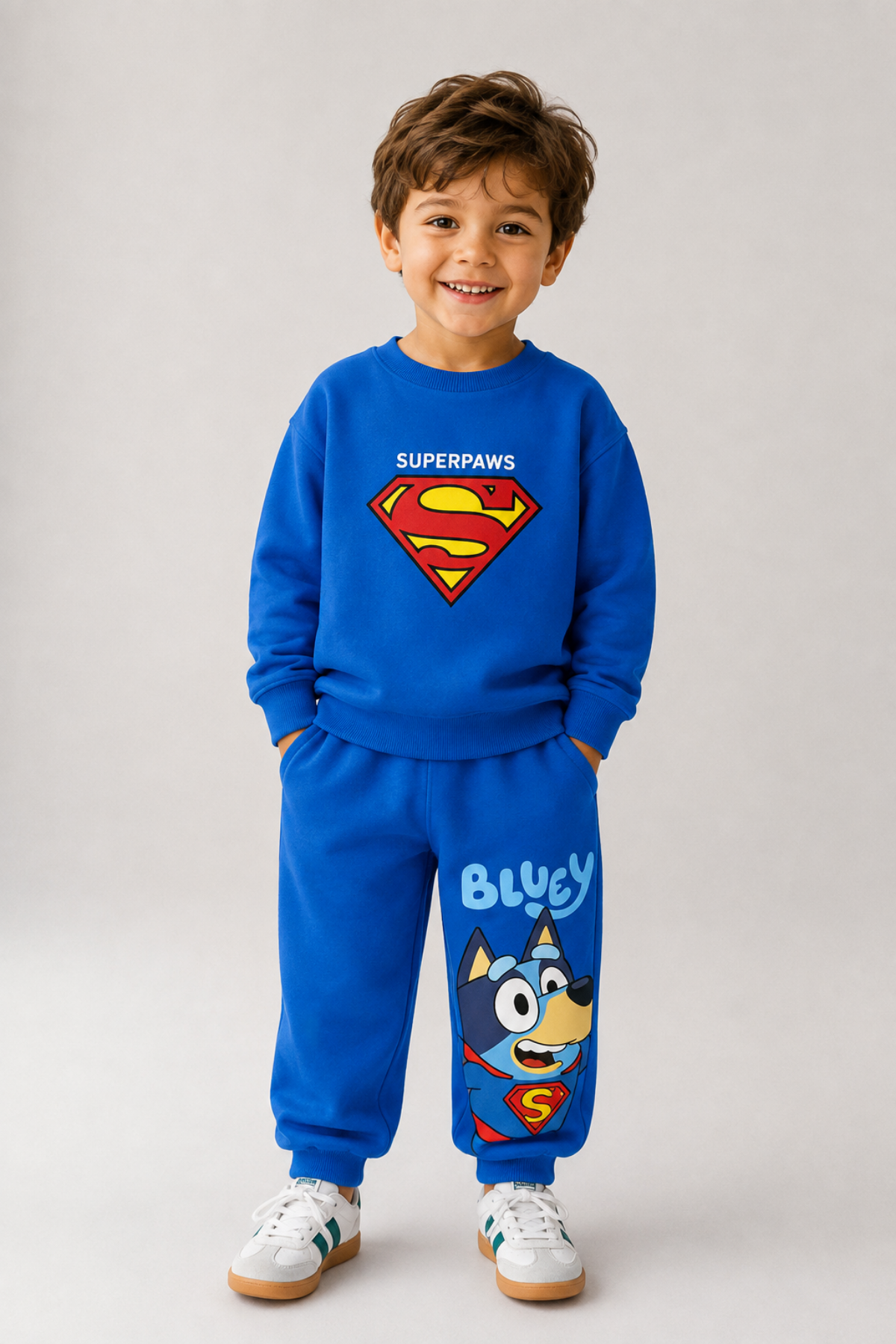 Bluey Super Paw Takım-Yeşil (2-8 yaş aralığı)