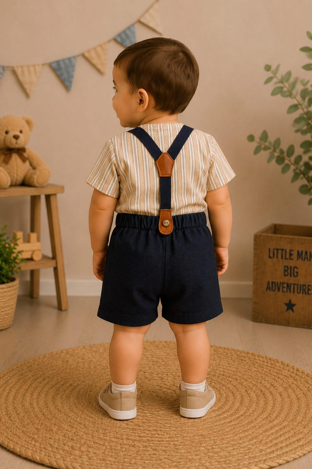Classic Boy 2 li Takım (5154) - Kahverengi (6-36ay)