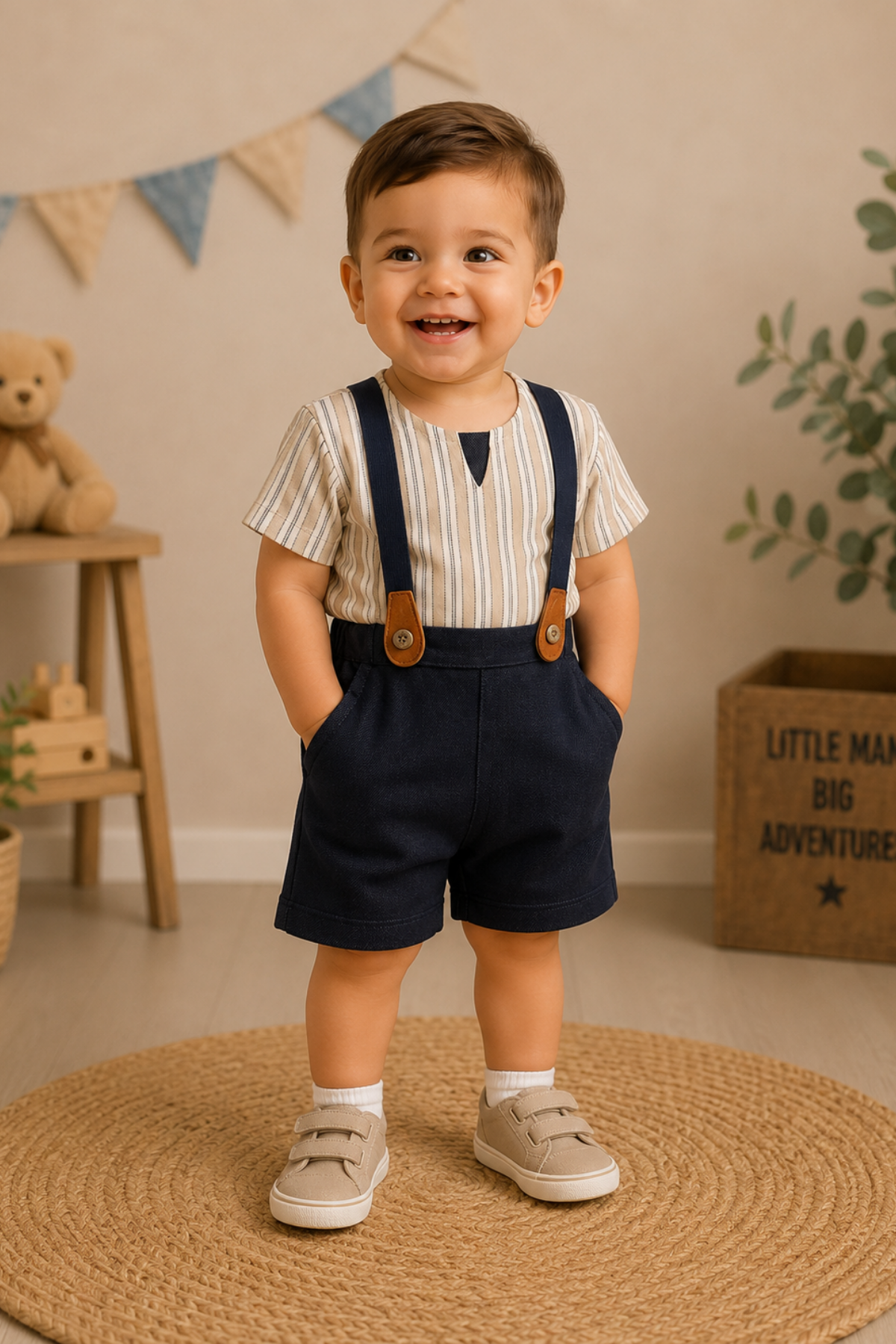 Classic Boy 2 li Takım (5154) - Kahverengi (6-36ay)