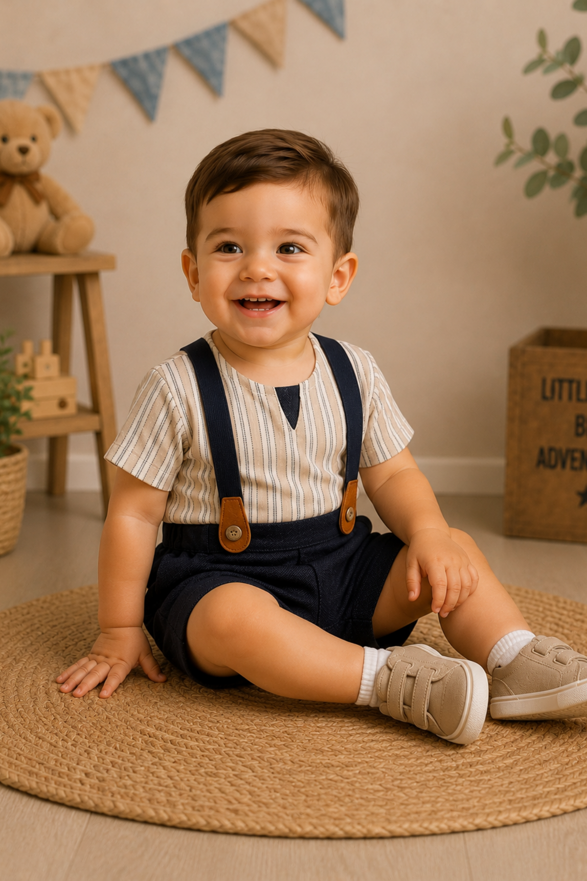 Classic Boy 2 li Takım (5154) - Kahverengi (6-36ay)