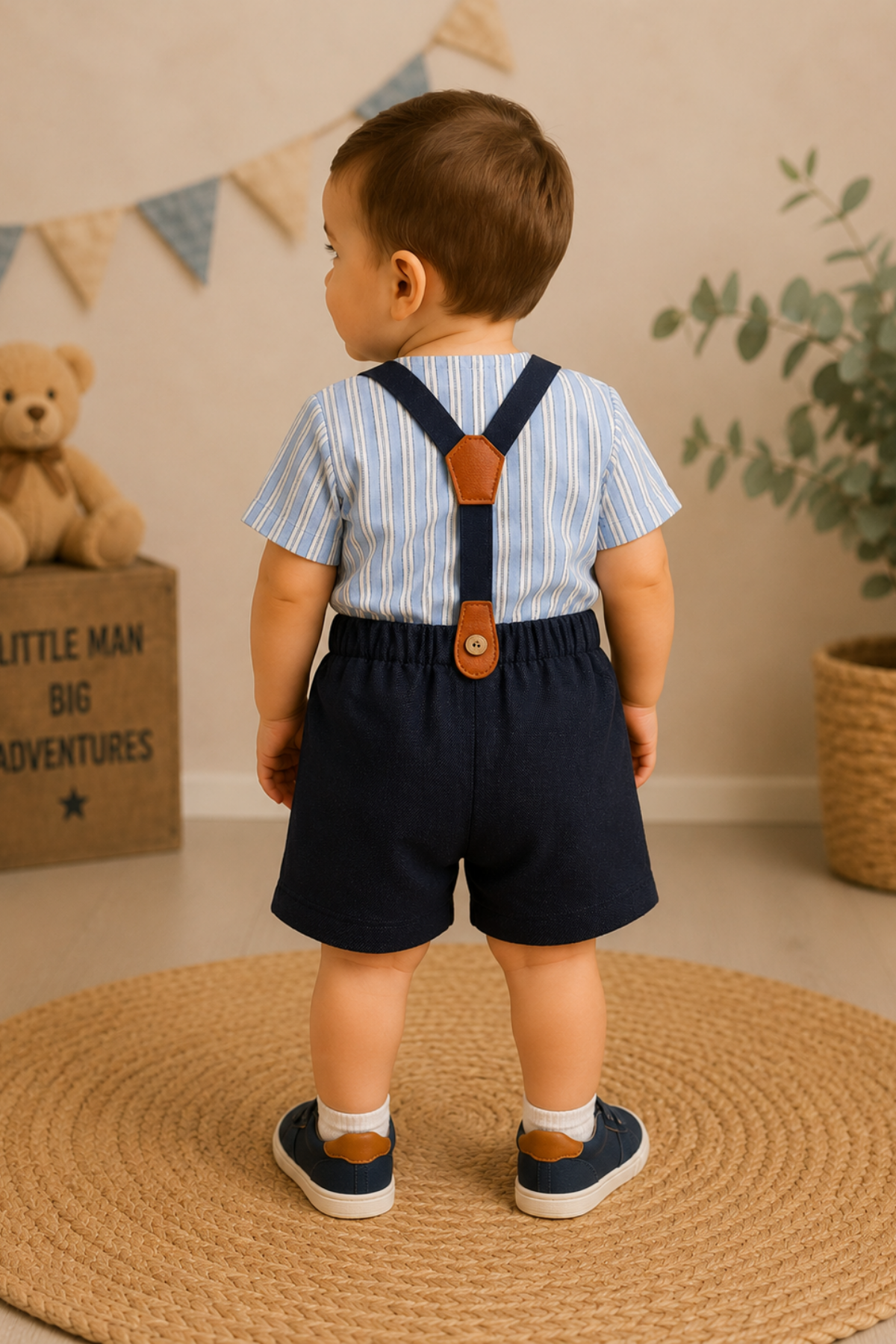 Classic Boy 2 li Takım (5154) - Mavi (6-36ay)