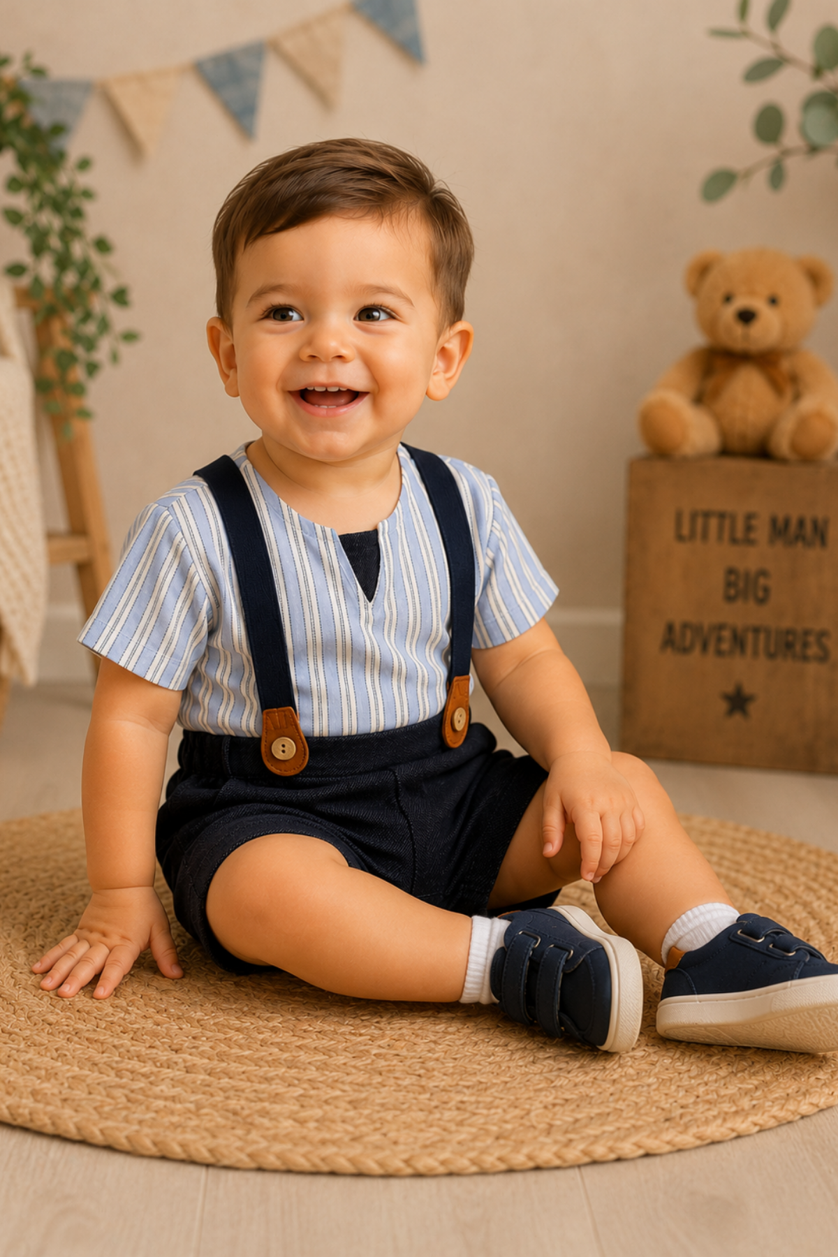 Classic Boy 2 li Takım (5154) - Mavi (6-36ay)